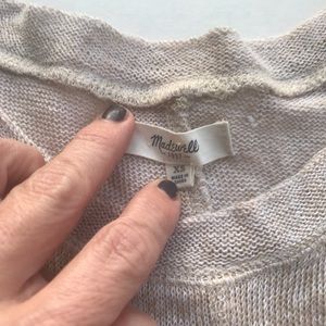Madewell Tops - Madewell Modern Linen Muscle Tee Top Shirt Tan XS Madewell Tops - Madewell Modern Linen Muscle Tee Top Shirt Tan XS